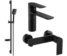 Mexen Zero DS62 ensemble de douche, noir - 71104DS62-70