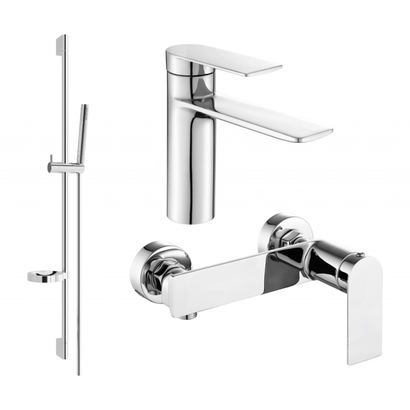 Mexen Zero DS70 ensemble de douche, chrome - 71104DS70-00