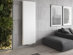 Radiateur plat Mexen Flat VR20S 2000 x 600 mm, connexion inférieure centrale, 1417 W, blanc - W6VR20S-200-060-00