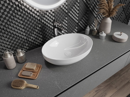 Mexen Cornelia lavabo de comptoir 50 x 36 cm, Blanc - 21885000