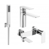 Mexen Zero R02 ensemble de bain, chromé - 71103R02-00