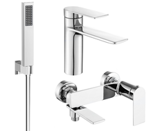 Mexen Zero R02 ensemble de bain, chromé - 71103R02-00