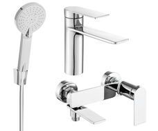 Mexen Zero Ensemble de bain R40, chrome - 71103R40-00