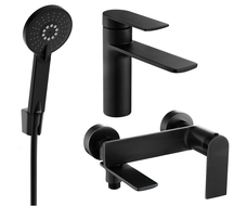 Mexen Zero R40 ensemble de baignoire, noir - 71103R40-70
