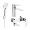 Mexen Zero R62 ensemble de bain, chrome - 71103R62-00