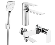Mexen Zero R62 ensemble de bain, chrome - 71103R62-00