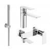 Mexen Zero R70 ensemble de bain, chrome - 71103R70-00