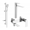 Mexen Zero DF62 ensemble de bain, chrome - 7113DF62-00