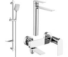 Mexen Zero DF62 ensemble de bain, chrome - 7113DF62-00