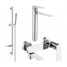 Mexen Zero DF70 ensemble de bain, chrome - 7113DF70-00