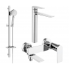 Mexen Zero DQ40 ensemble de baignoire, chromé - 7113DQ40-00