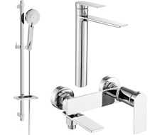 Ensemble de bain Mexen Zero DQ40, chrome - 7113DQ40-00