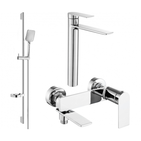 Ensemble de bain Mexen Zero DS62, chrome - 7113DS62-00