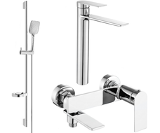 Ensemble de bain Mexen Zero DS62, chrome - 7113DS62-00
