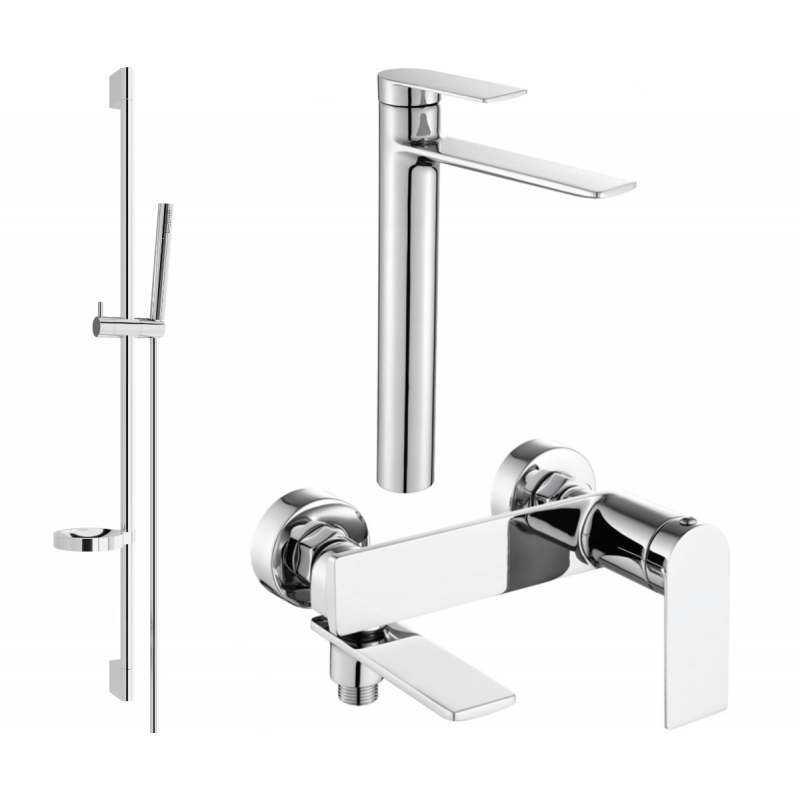 Mexen Zero Ensemble de bain DS70, chrome - 7113DS70-00