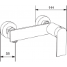 Mexen Zero DQ02 ensemble de douche, chrome - 71114DQ02-00
