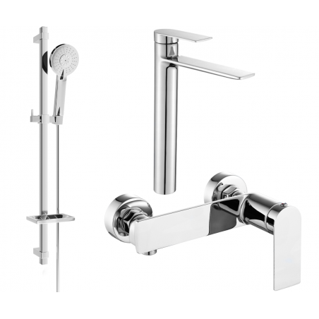 Mexen Zero DQ40 ensemble de douche, chrome - 71114DQ40-00