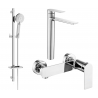 Ensemble de douche Mexen Zero DQ40, chrome - 71114DQ40-00
