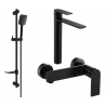 Mexen Zero DF62 ensemble de douche, noir - 71114DF62-70