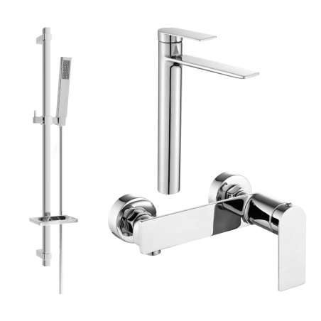 Mexen Zero DQ02 ensemble de douche, chrome - 71114DQ02-00