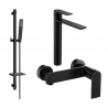 Ensemble de douche Mexen Zero DQ02, noir - 71114DQ02-70