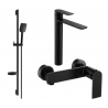 Ensemble de douche Mexen Zero DS62, noir - 71114DS62-70