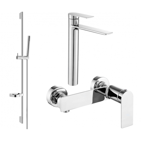 Mexen Zero DS70 ensemble de douche, chromé - 71114DS70-00