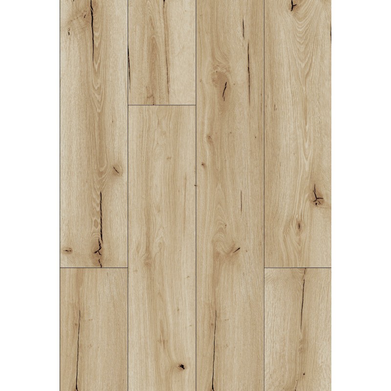 Mexen Sun Valley panneaux en vinyle 1240 x 182 mm SPC 6,5 mm, sous-couche IXPE 1,5 mm, 4 V-Joint, Chêne