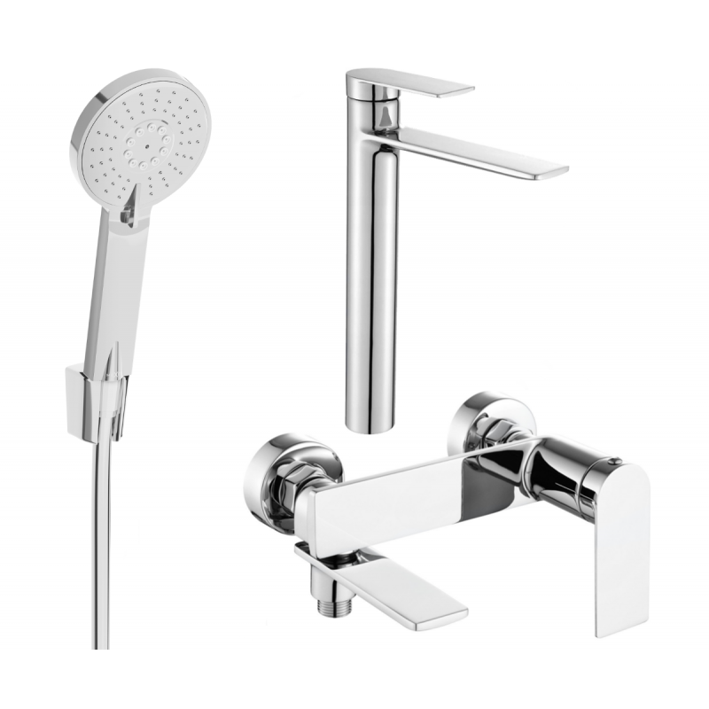 Mexen Zero R40 ensemble de bain, chrome - 71113R40-00