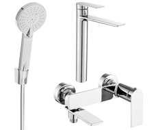 Mexen Zero R40 ensemble de bain, chrome - 71113R40-00