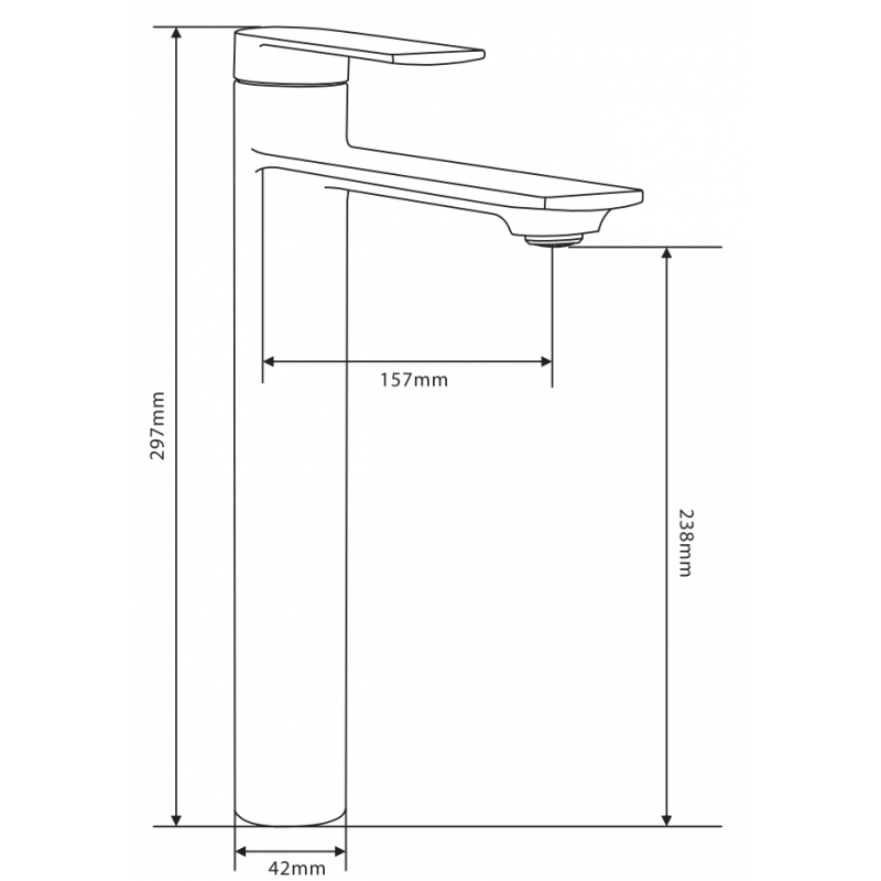 Mexen Zero R62 ensemble de baignoire, chrome - 71113R62-00