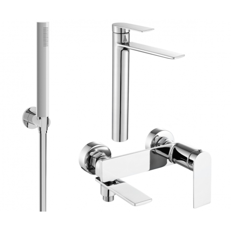 Mexen Zero R70 ensemble de bain, chromé - 71113R70-00