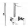 Mexen Zero R70 ensemble de bain, chromé - 71113R70-00