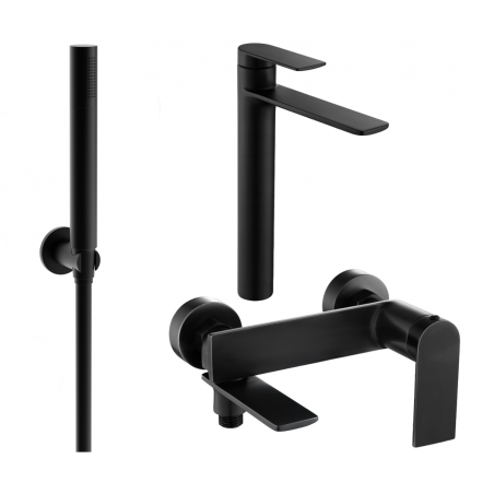 Mexen Zero R70 ensemble de bain, noir - 71113R70-70