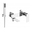 Mexen Zero R02 robinet de bain avec ensemble de douche, chrome - 7113R02-00