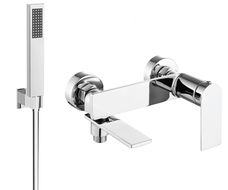 Mexen Zero R02 robinet de bain avec ensemble de douche, chrome - 7113R02-00