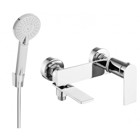 Mexen Zero R40 batterie de baignoire avec ensemble de douche, chrome - 7113R40-00
