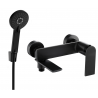 Mexen Zero R40 mitigeur baignoire avec ensemble de douche, noir - 7113R40-70