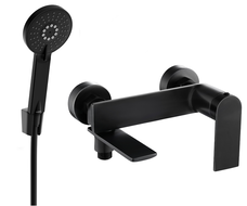 Mexen Zero R40 robinet de baignoire avec ensemble de douche, noir - 7113R40-70