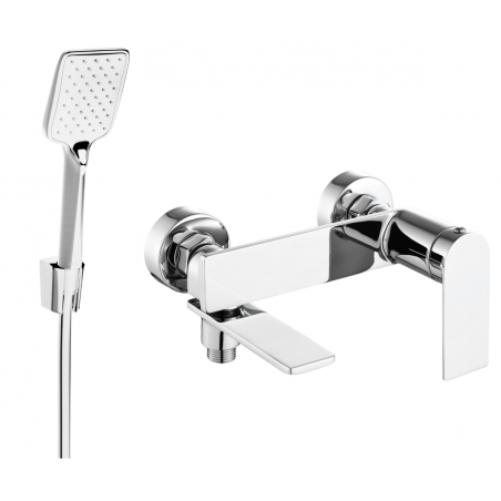 Mexen Zero R62 robinet de baignoire avec ensemble de douche, chromé - 7113R62-00