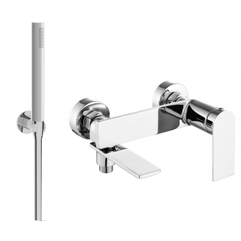 Mexen Zero R70 robinet de baignoire avec ensemble de douche, chrome - 7113R70-00