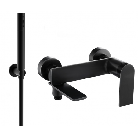 Mexen Zero R70 ensemble bain-douche avec kit de douche, noir - 7113R70-70