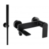 Mexen Zero R70 ensemble bain-douche avec kit de douche, noir - 7113R70-70