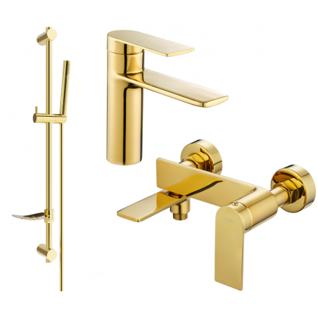 Mexen Zero DF70 ensemble de bain, doré - 71103DF70-50