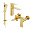 Mexen Zero Kit de bain DQ40, doré - 71103DQ40-50