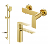 Mexen Zero DF62 ensemble de douche, doré - 71104DF62-50