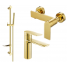 Mexen Zero DF70 ensemble de douche, doré - 71104DF70-50
