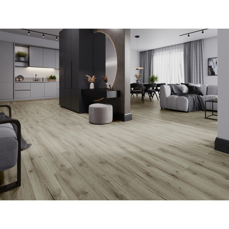 Mexen Wirginia panneaux vinyles 1240 x 182 mm SPC 6,5 mm, sous-couche IXPE 1,5 mm, 4 V-Fuga, Chêne - F1005-1240-182-505-4V1-01