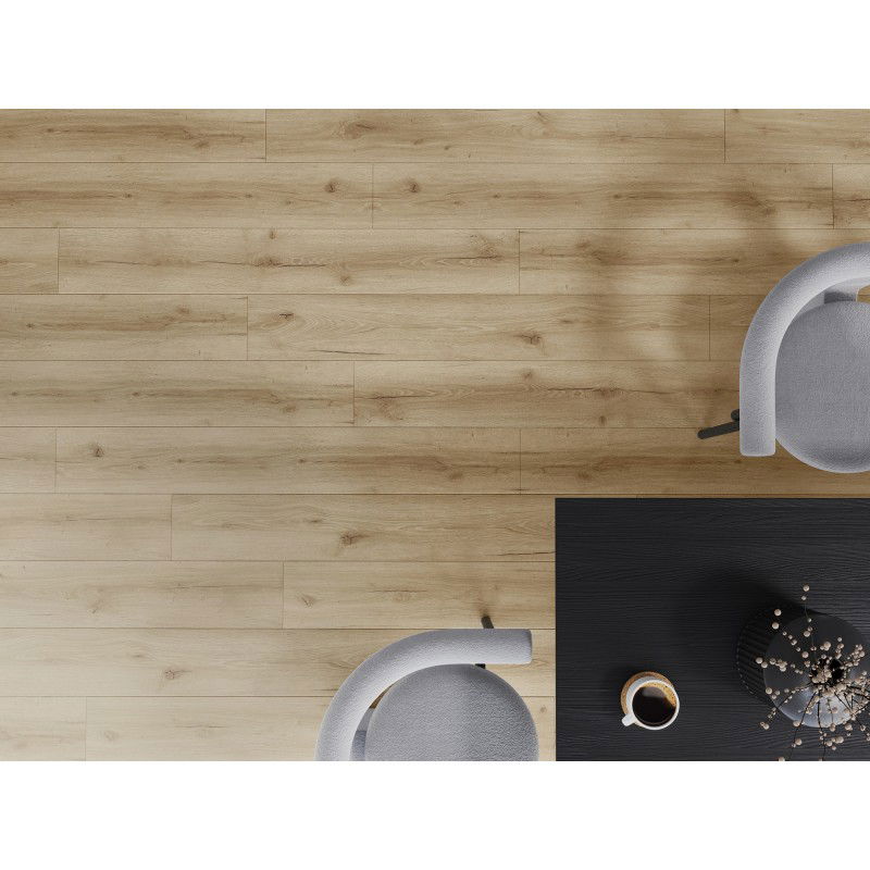 Mexen Sun Valley panneaux vinyle 1240 x 182 mm SPC 6,5 mm, sous-couche IXPE 1,5 mm, 4 V-Fuga, Chêne - F1006-1240-182-505-4V1-01