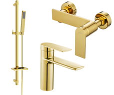 Ensemble de douche Mexen Zero DQ02, doré - 71104DQ02-50